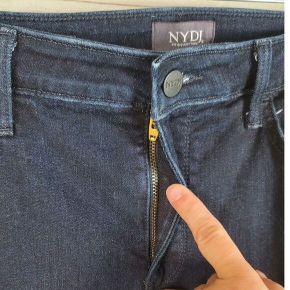 NYDJ SHERI SLIM JEANS W LIFT TUCK, SZ 12 SHORT - Picture 4 of 13